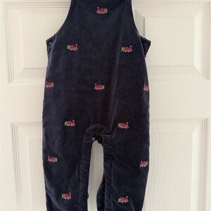 Janie and Jack Pink and Navy Outfit